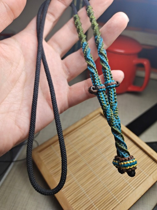 手工三挂蜡线三挂挂绳路翁三通挂绳