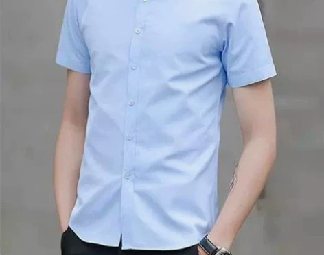 夏季短袖衬衫男韩版商务潮流白色衬衣休闲大码...