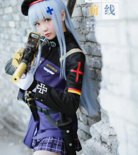 火花动漫现货 少女前线cos服 hk416...