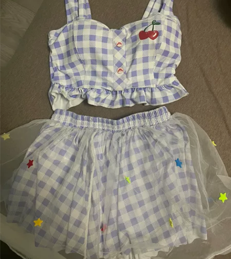 小桃泳衣清新文艺钢托小胸聚拢泡温泉女泳衣可...