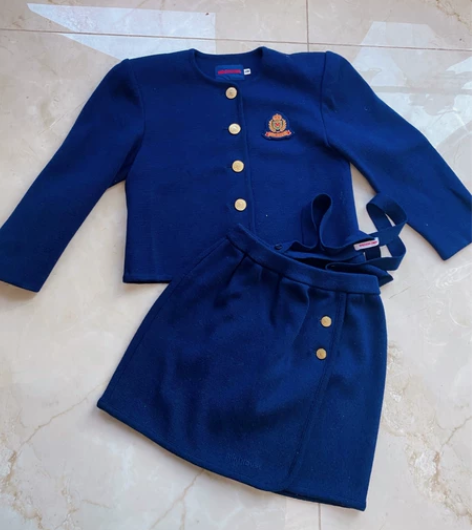 mikihouse针织套装学院风套装 曾经...