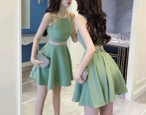 2022新款性感女装韩版矮个子ins风裙子...