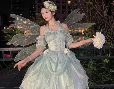 【定金】一团仙蒂玫瑰lolita森系仙气优...