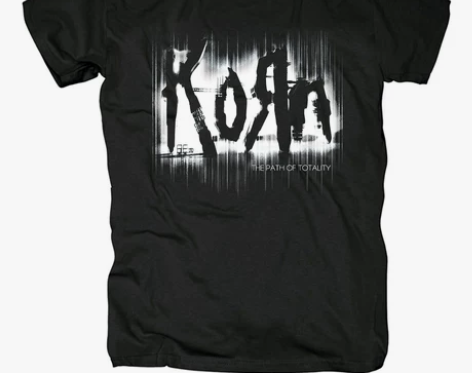 Korn 科恩乐队潮流印花男士短袖重金属摇...