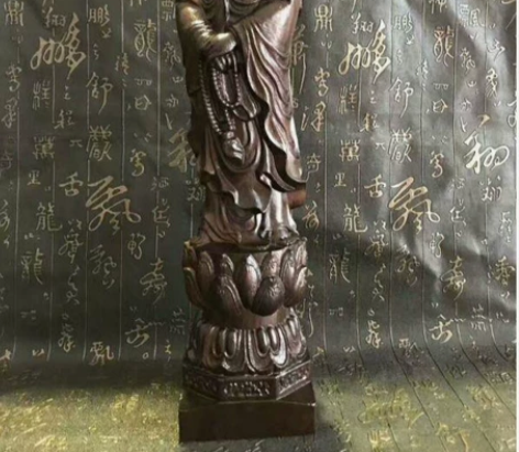 特价包邮！精品天然沉香木木雕摆件 观音菩萨...