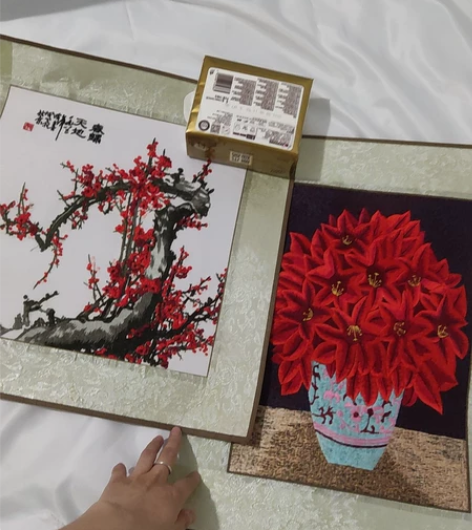 刺绣画 南方旅游时买的 保存得很好 一张2...