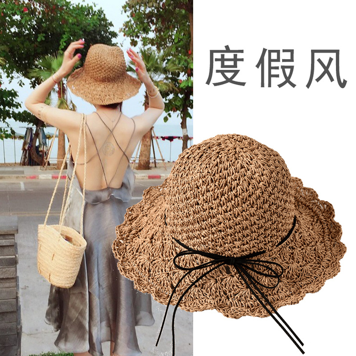 戴发 帽子