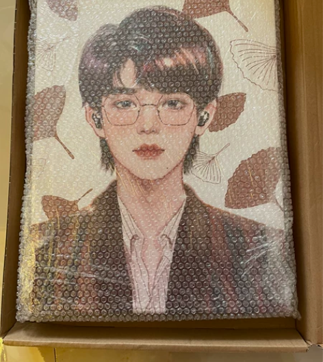 宋亚轩黄昏造型无框画（3040） 全新未拆...