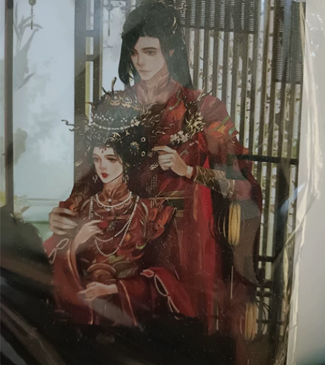 出将门重边车无框画 标价直拍¥20