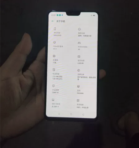 oppo R15，6+128g，原装屏幕，...