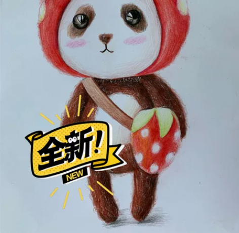 手绘彩铅画、素描，风景、动物、植物、卡通人...