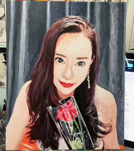 油画 [火]油画礼品 丙烯 素描 彩铅 手...