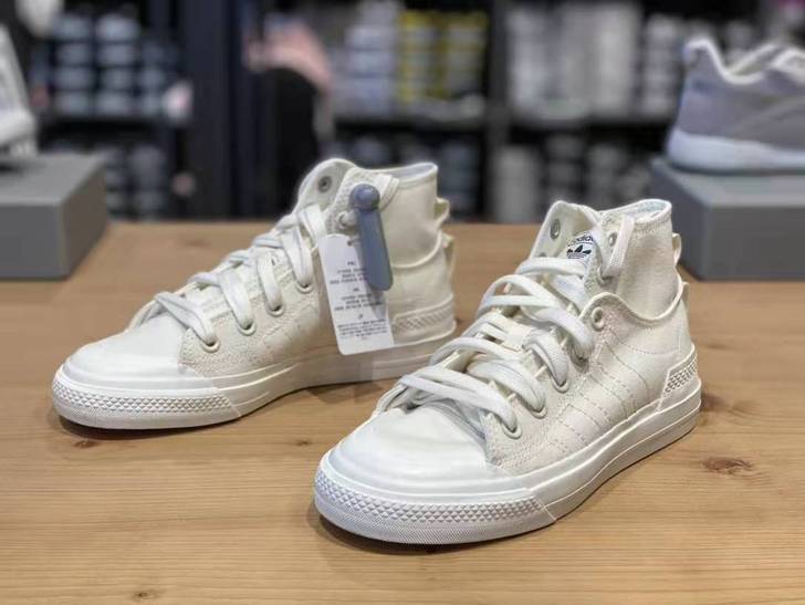 Adidas 男女三叶草 Nizza 高帮...