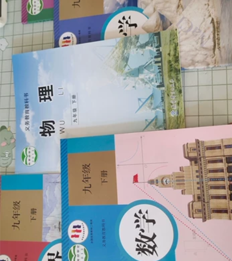 九年级下册人教版数学、化学、物理、道德与法...