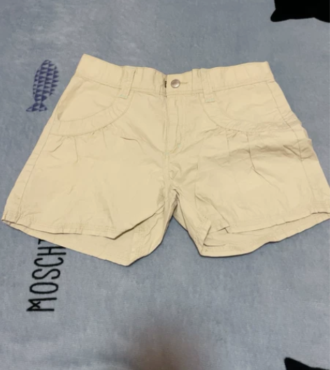 女孩 休闲短裤纯棉修身纯色三分四分裤夏季潮...