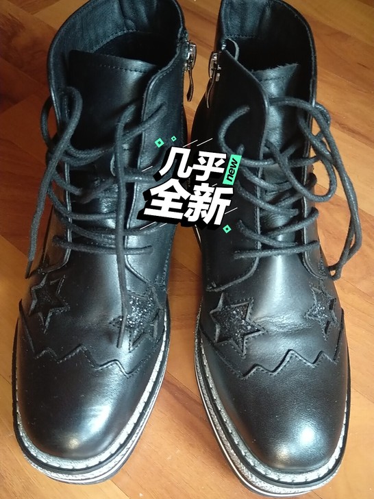 松糕鞋女厚底35码！软牛皮上脚漂亮！喜欢的...