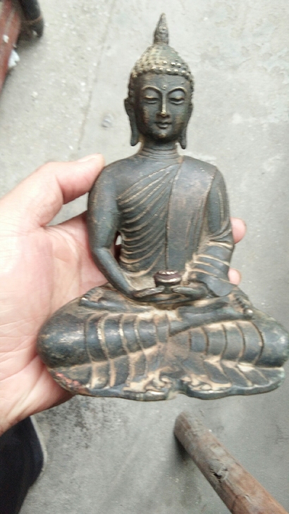 老包浆铜佛