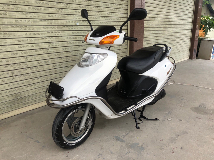 雅马哈100踏板摩托车 有牌有证有年审 非...