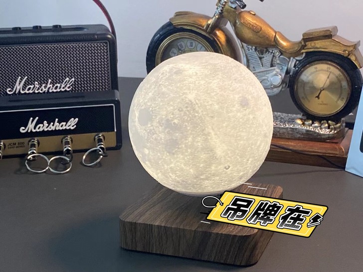真悬浮 磁悬浮月球台灯 网红卧室床头土星 ...