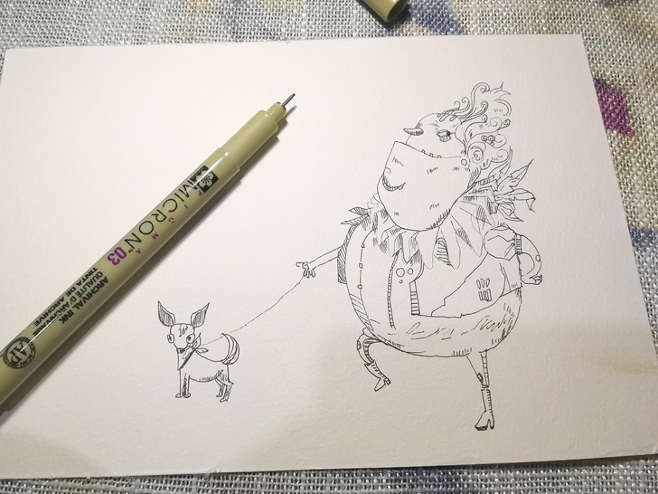 水彩线稿开始接单啦！微尝约稿