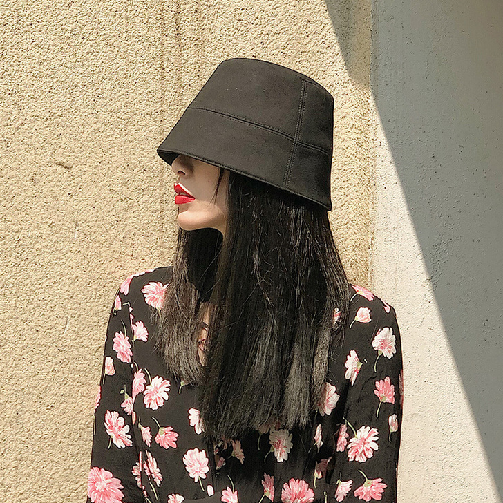 【父亲节狂欢】灯罩水桶帽子女遮脸渔夫帽日系...