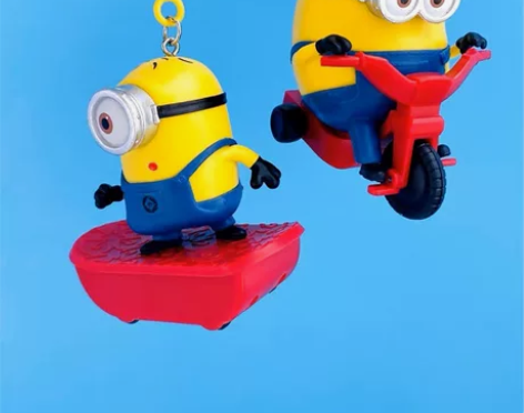 minions小黄人大眼萌otto骑车挂件...
