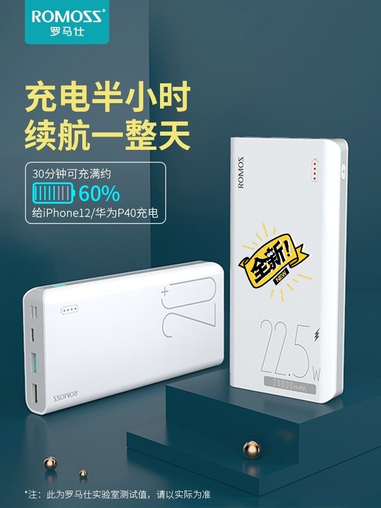 ROMOSS罗马仕20000毫安22.5w...