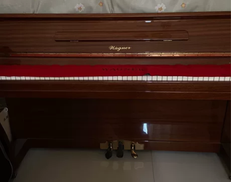 纯实木WAGNER钢琴 8000转卖！ 感...