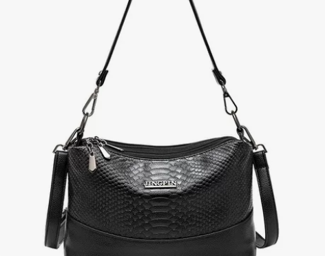 69专柜女包2022新款多层时尚软皮斜挎包...