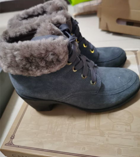 CAMEL骆驼女休闲跟鞋，尺码37号，3C...