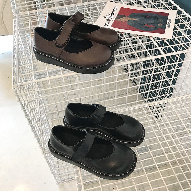 2020春季新款原宿风ulzzang娃娃鞋...