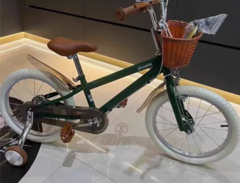 原价468凤凰英伦复古自行车18寸男孩女孩...