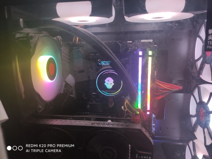 AMD 3500x 机箱魔法师ROG同步灯...