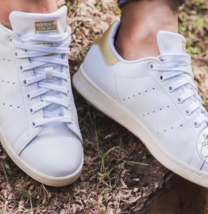 Adidas/阿迪达斯正品 三叶草金尾女子...