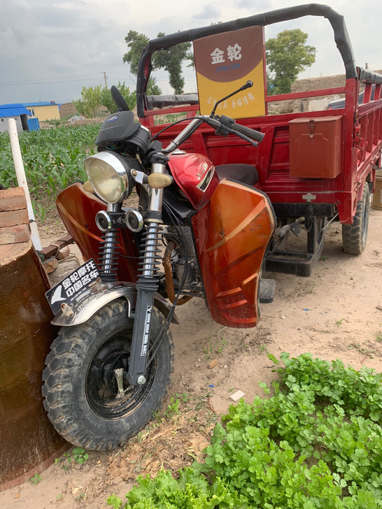 个人金轮摩托无手续，带斗，大小毛病都没有，...