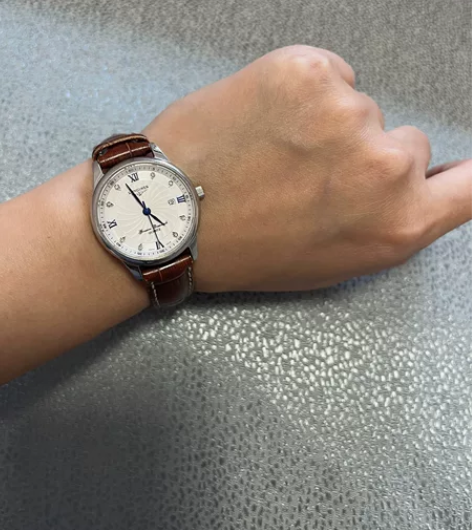 LONGINES 浪琴手表 名匠系列鳄鱼皮...