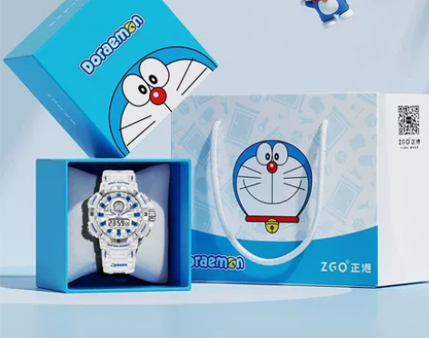 正港ZGOx哆啦a梦手表男女ins高颜值学...