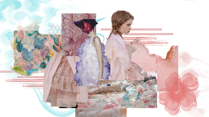 服装设计作品集，面料版、色彩斑、结构版##...
