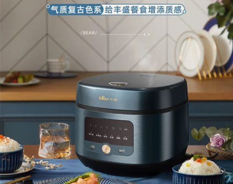 小熊电饭煲饭锅5升家用多功能智能预约定时不...