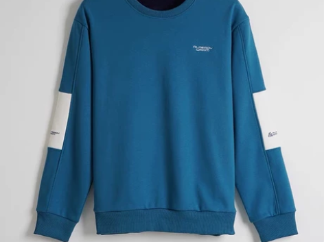 海保暖加绒加厚卫衣男2021冬季新品袖臂撞...