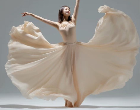 大摆裙 大摆裙长裙古典舞蹈女飘逸720度写...