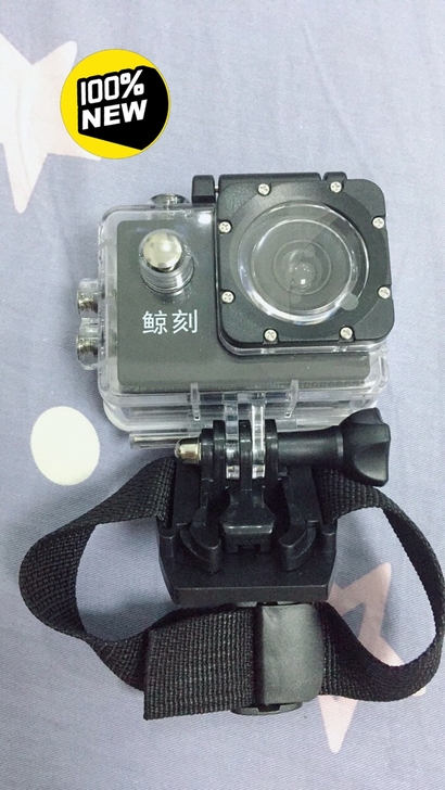 运动相机vlog摄像机摩托车骑行头盔防水浮...