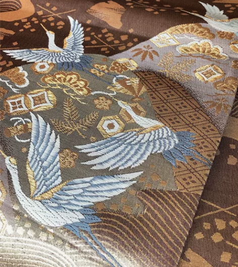 kiya喜屋仙鹤吉祥袋带 材质:正绢尺寸:...