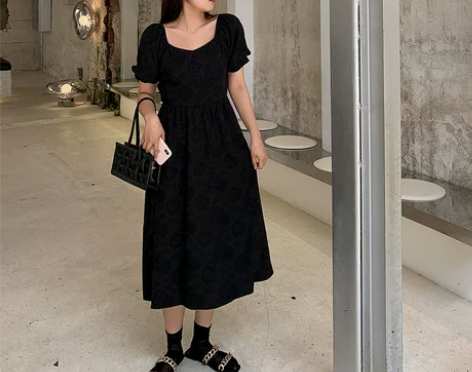 【限时8折|到手148.6包邮】桔梗白茶裙...