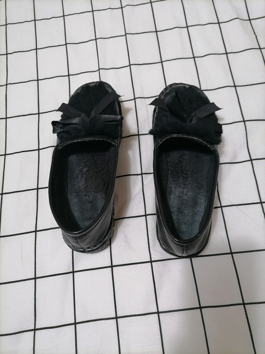 正品 大东  加绒豆豆鞋  女式 38码正...