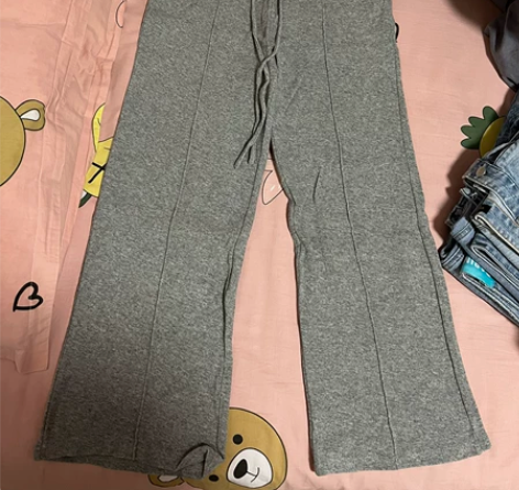 直筒纯棉休闲裤 松紧腰 建议125的姐妹都...