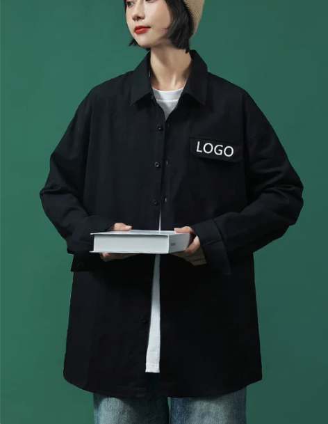 班服定制来图订制纯棉长袖衬衫diy定做外套...