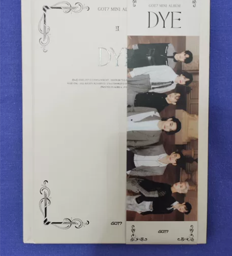出GOT7 dye 裸专 歌词卡 镜面卡 ...