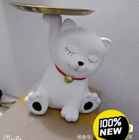 北欧轻奢进门入户玄关钥匙收纳客厅电视柜摆件...