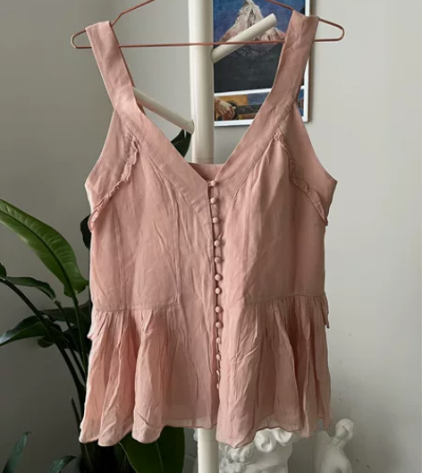 hm h##amp；amp；m裸粉吊带法式...